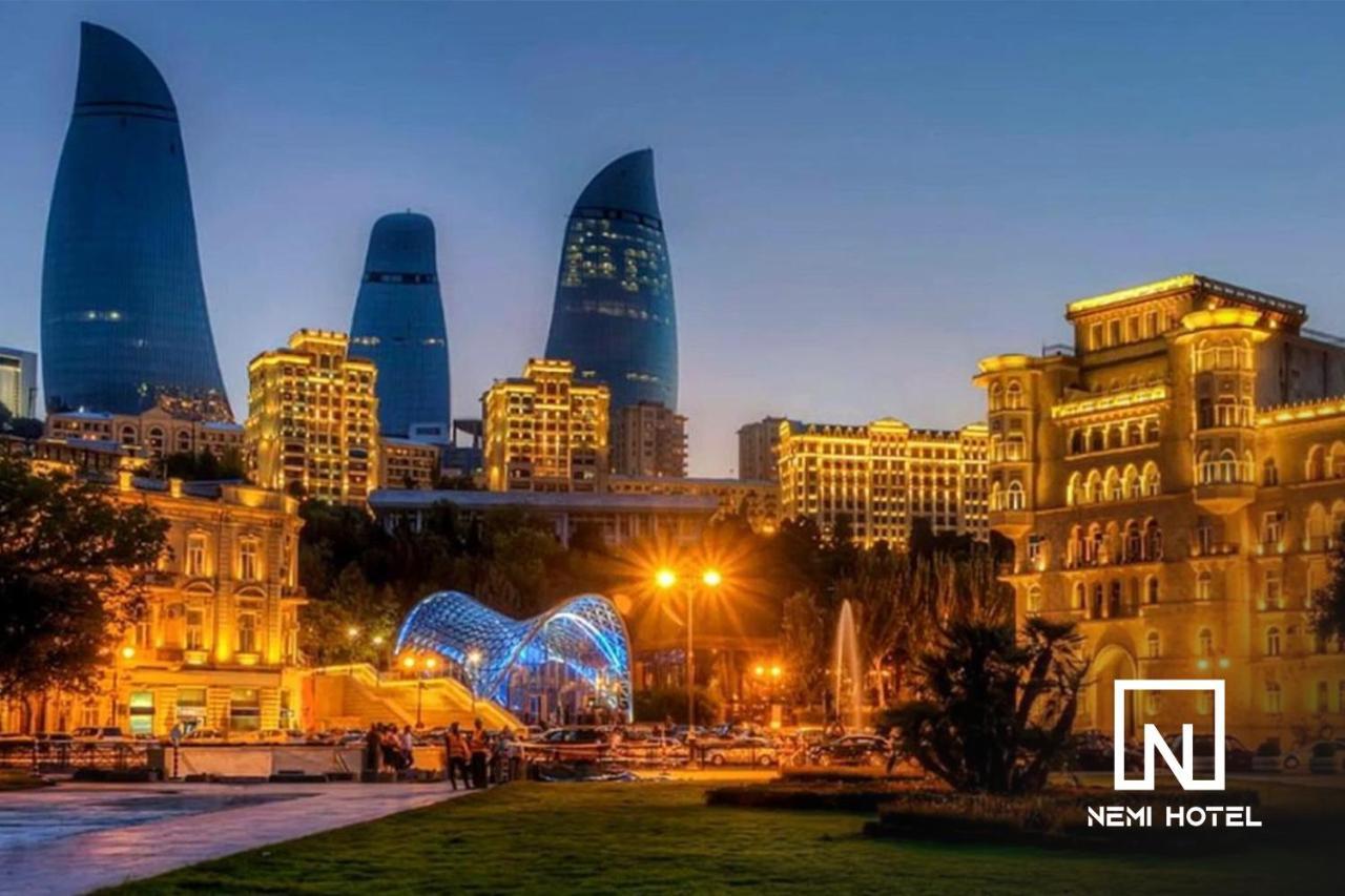 The Center Hotel Baku Bagian luar foto